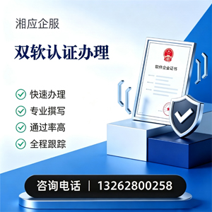 揭阳双软认证申报服务