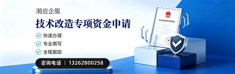 揭阳技术改造专项资金申报服务
