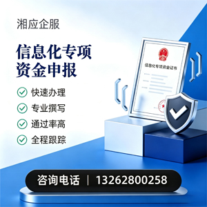 揭阳信息化专项资金申报服务